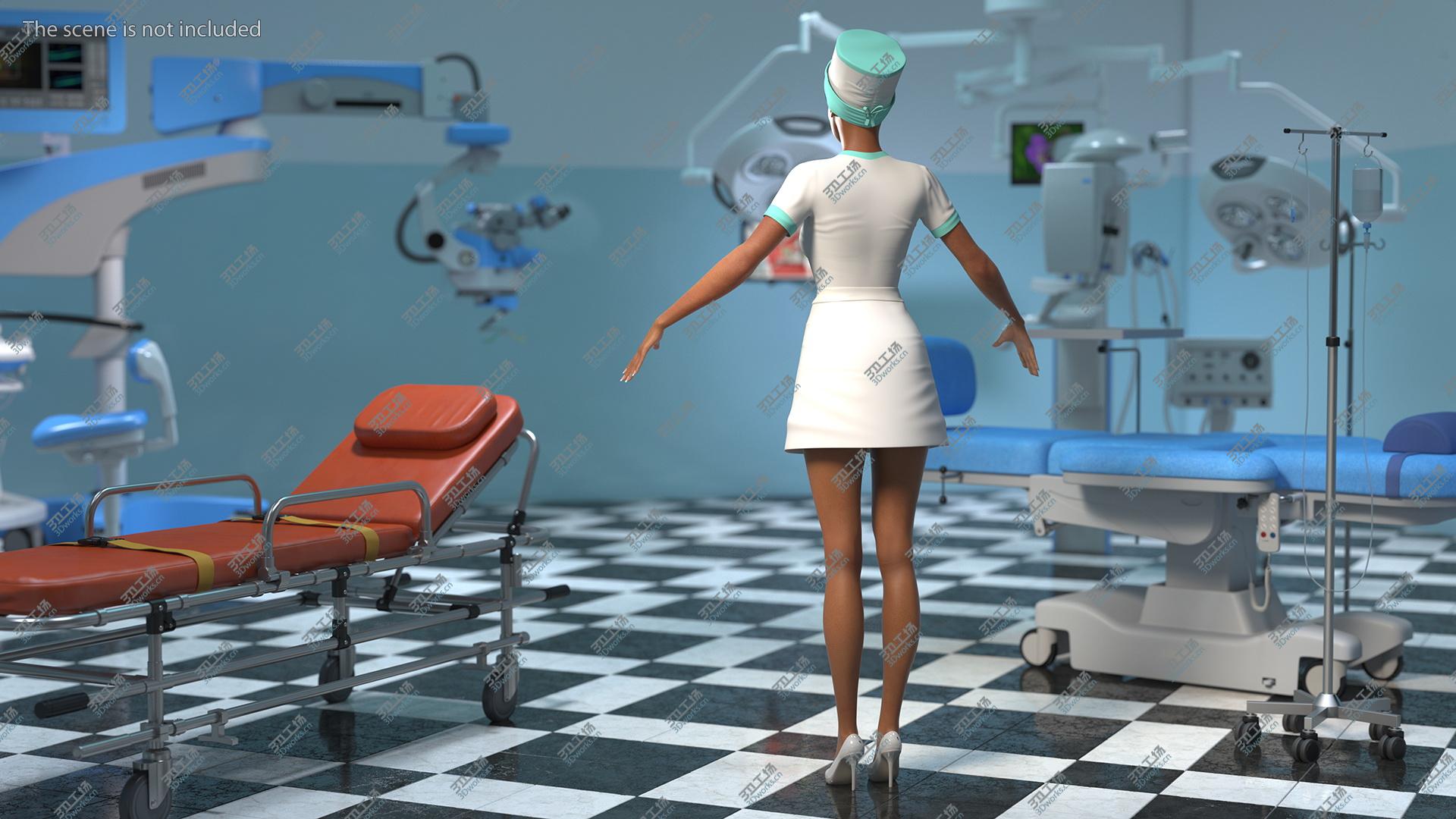 images/goods_img/202104021/3D Light Skin Black Nurse T Pose/5.jpg